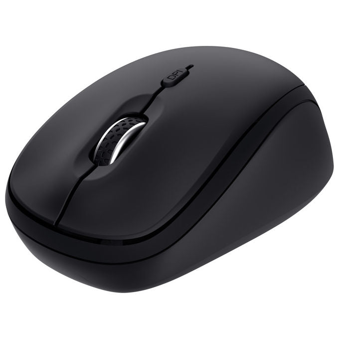 Trust Yvi+ Mouse Wireless Bluetooth Ambidestro 1600 DPI Nero