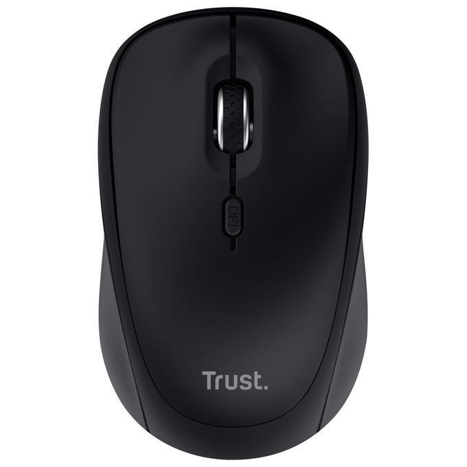 Trust Yvi+ Mouse Wireless Bluetooth Ambidestro 1600 DPI Nero