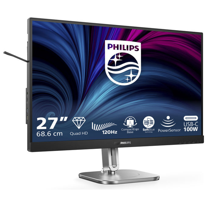 Philips Monitor 27B2U4601-00 27'' Quad HD LCD Grigio