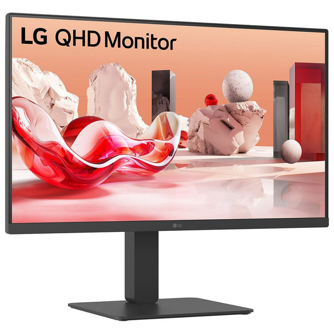 LG 27BA54QB-B Monitor PC 27'' QHD IPS 2560x1440 75Hz HDR10 USB Hub KVM colore Nero
