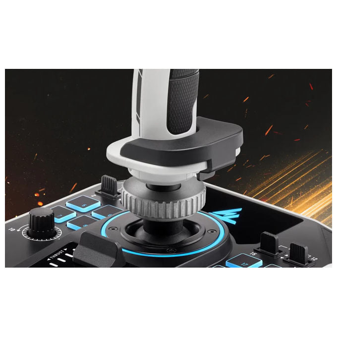 Thrustmaster Sol-R 2 HOSAS Space Sim Duo Flightstick USB Nero Bianco