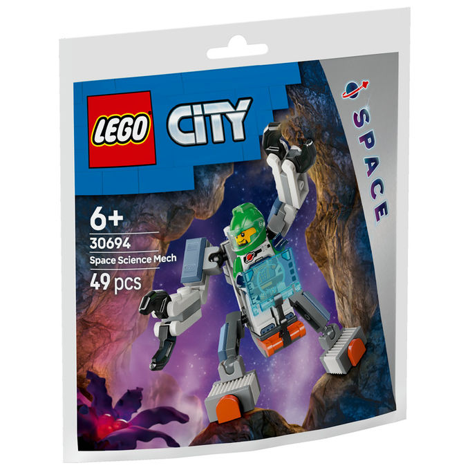 Lego City Mech scientifico spaziale 30694, set costruzioni