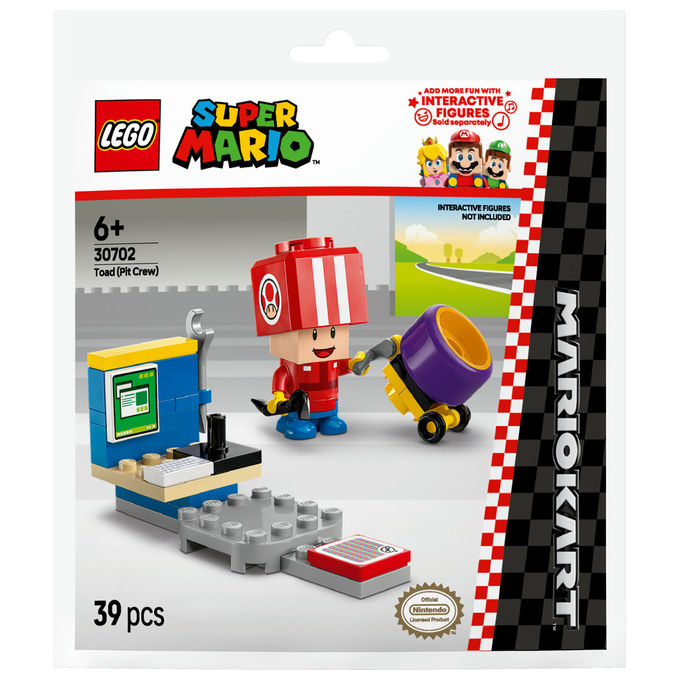 Lego Super Mario Kart Toad Pit Stop Set Costruzioni