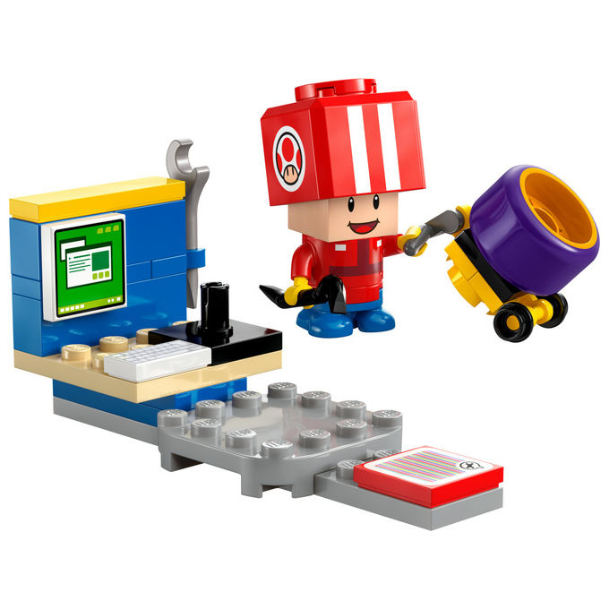 Lego Super Mario Kart Toad Pit Stop Set Costruzioni