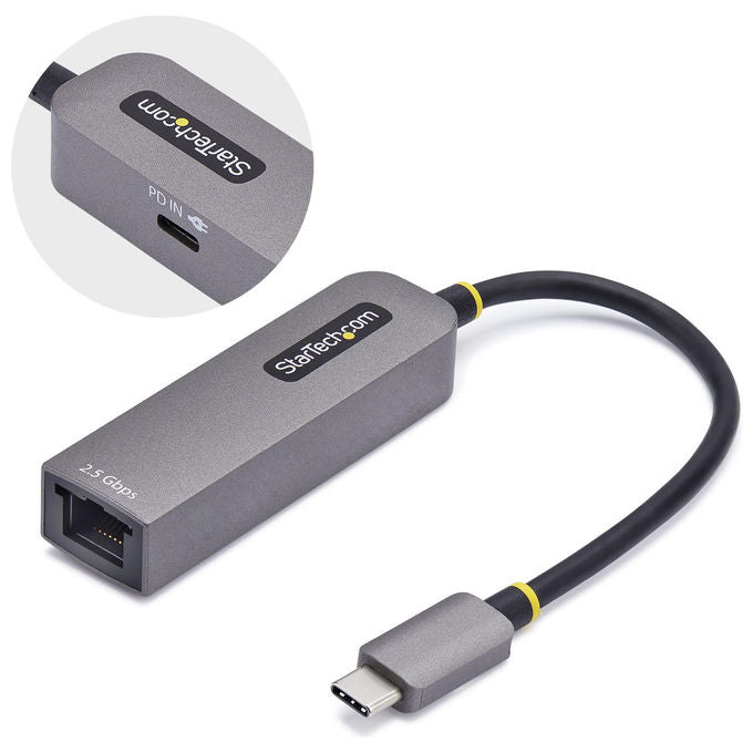 Startech.Com Adattatore Ethernet Usb-C 2.5GbE Thunderbolt Compatibile