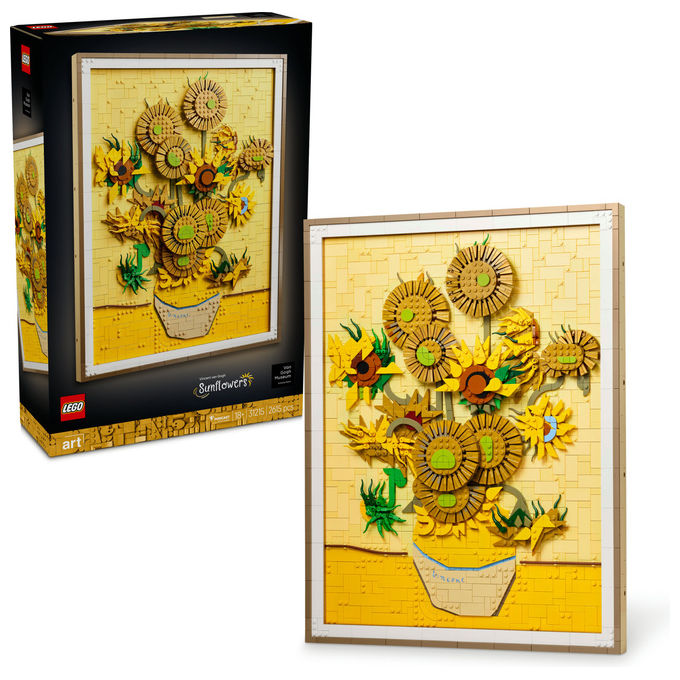 Lego Vincent Van Gogh Girasoli Set Decorativo da Parete