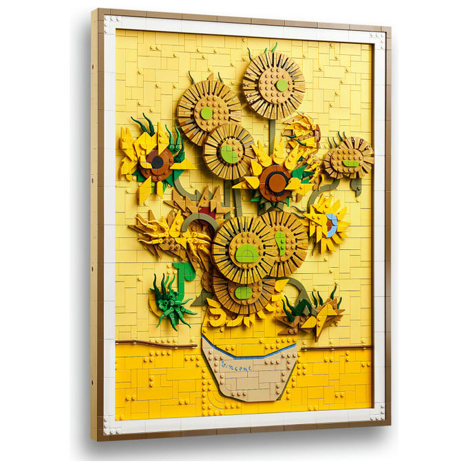 Lego Vincent Van Gogh Girasoli Set Decorativo da Parete