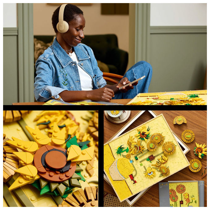 Lego Vincent Van Gogh Girasoli Set Decorativo da Parete