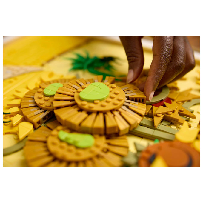 Lego Vincent Van Gogh Girasoli Set Decorativo da Parete