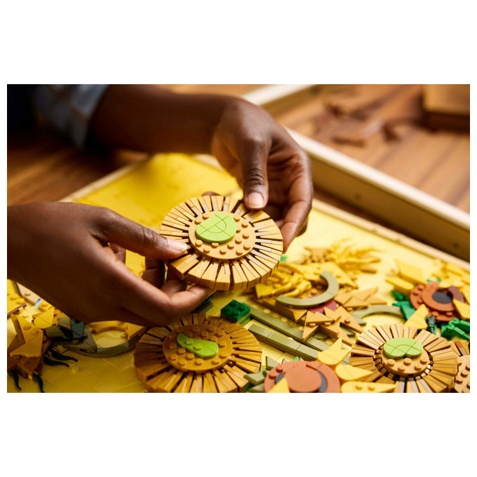 Lego Vincent Van Gogh Girasoli Set Decorativo da Parete