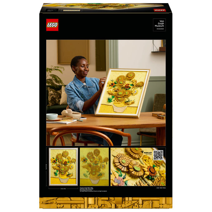 Lego Vincent Van Gogh Girasoli Set Decorativo da Parete
