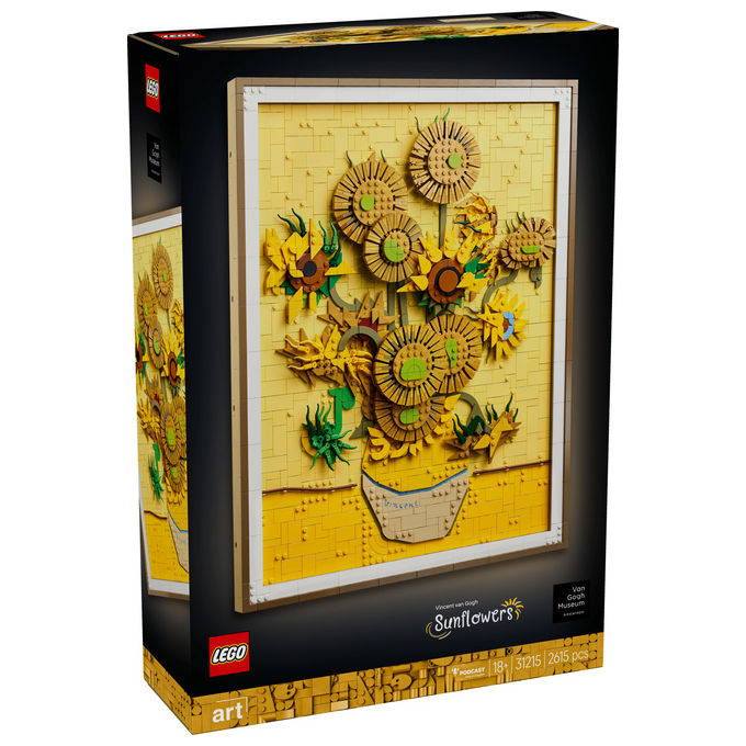 Lego Vincent Van Gogh Girasoli Set Decorativo da Parete
