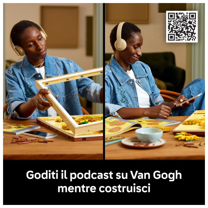 Lego Vincent Van Gogh Girasoli Set Decorativo da Parete