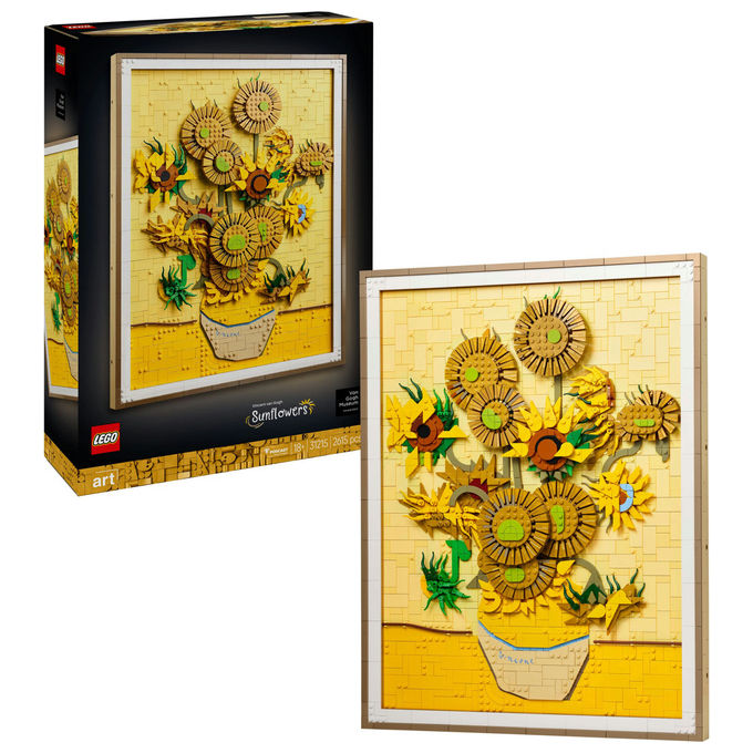 Lego Vincent Van Gogh Girasoli Set Decorativo da Parete