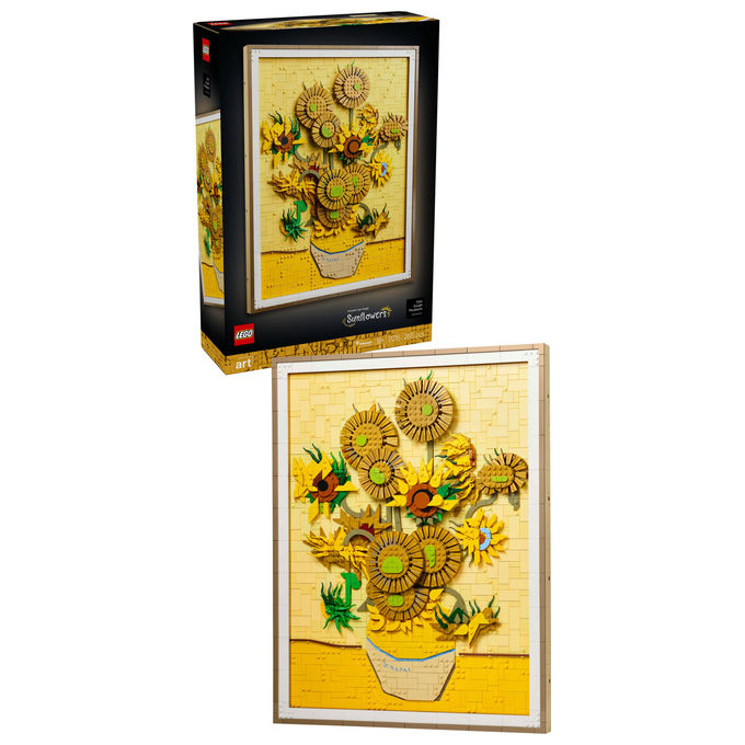 Lego Vincent Van Gogh Girasoli Set Decorativo da Parete