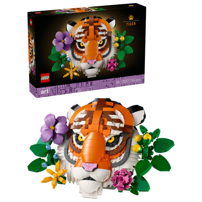 LEGO Collezione Animali Tigre: Set Costruzioni per Adulti
