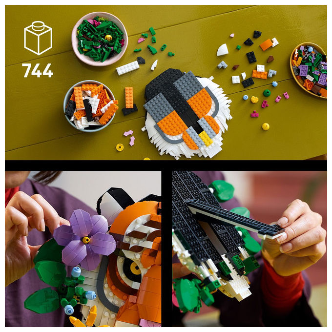 LEGO Collezione Animali Tigre: Set Costruzioni per Adulti