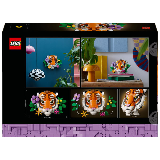 LEGO Collezione Animali Tigre: Set Costruzioni per Adulti