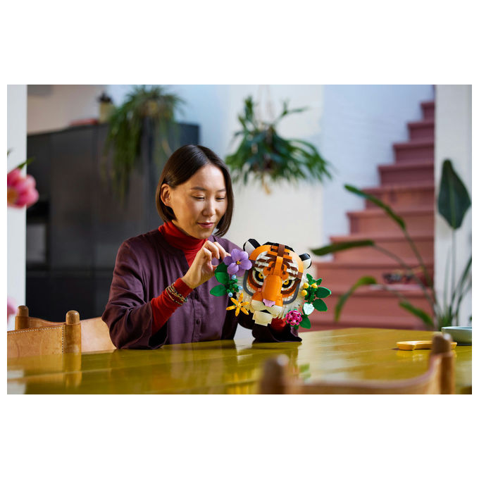 LEGO Collezione Animali Tigre: Set Costruzioni per Adulti