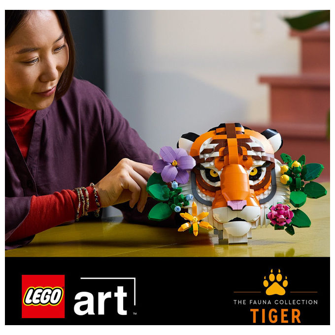 LEGO Collezione Animali Tigre: Set Costruzioni per Adulti