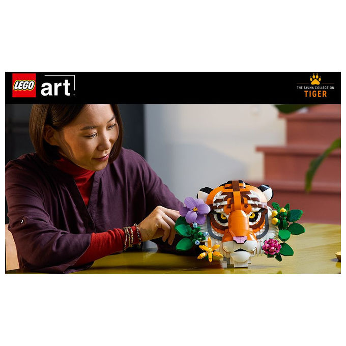 LEGO Collezione Animali Tigre: Set Costruzioni per Adulti