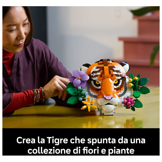 LEGO Collezione Animali Tigre: Set Costruzioni per Adulti