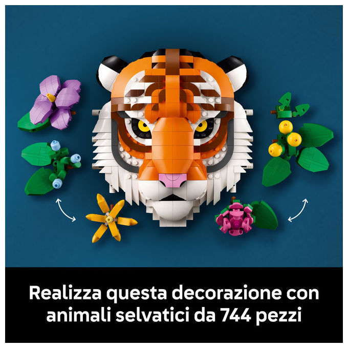 LEGO Collezione Animali Tigre: Set Costruzioni per Adulti
