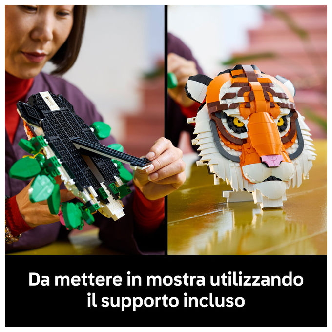 LEGO Collezione Animali Tigre: Set Costruzioni per Adulti