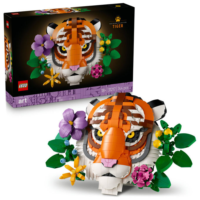 LEGO Collezione Animali Tigre: Set Costruzioni per Adulti