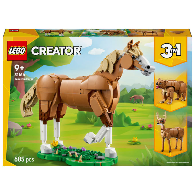 LEGO Cavallo Meraviglioso: Set Costruzioni 3in1, +9 Anni, 685 Pezzi