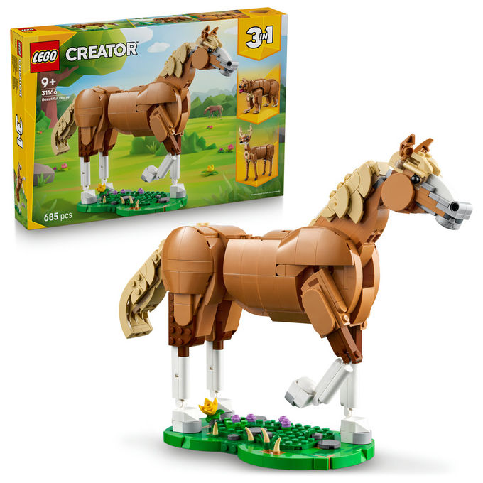 LEGO Cavallo Meraviglioso: Set Costruzioni 3in1, +9 Anni, 685 Pezzi
