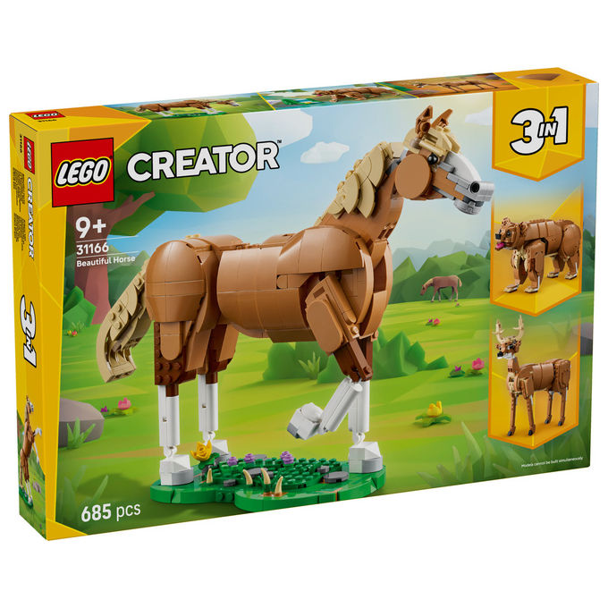 LEGO Cavallo Meraviglioso: Set Costruzioni 3in1, +9 Anni, 685 Pezzi