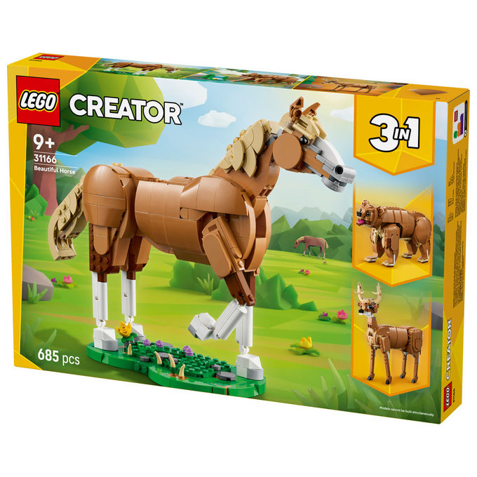 LEGO Cavallo Meraviglioso: Set Costruzioni 3in1, +9 Anni, 685 Pezzi