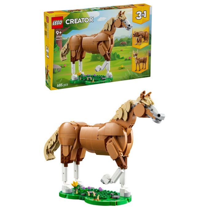 LEGO Cavallo Meraviglioso: Set Costruzioni 3in1, +9 Anni, 685 Pezzi