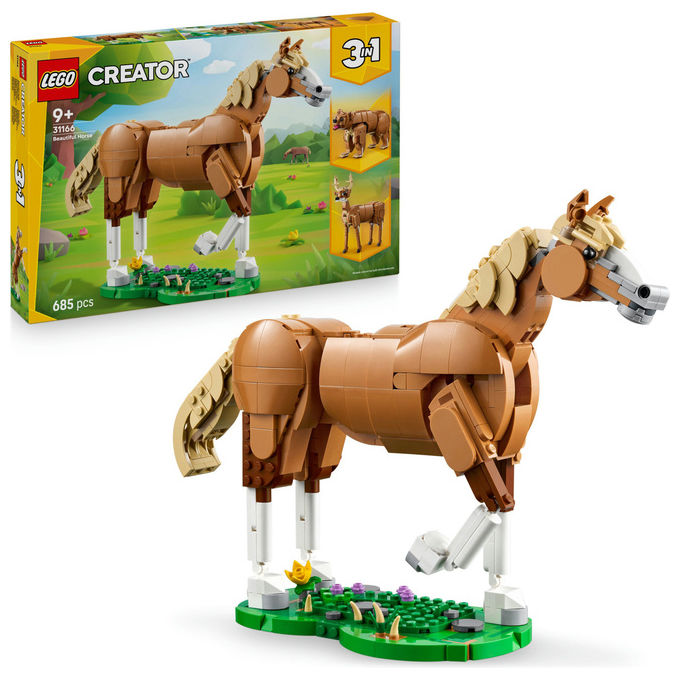 LEGO Cavallo Meraviglioso: Set Costruzioni 3in1, +9 Anni, 685 Pezzi