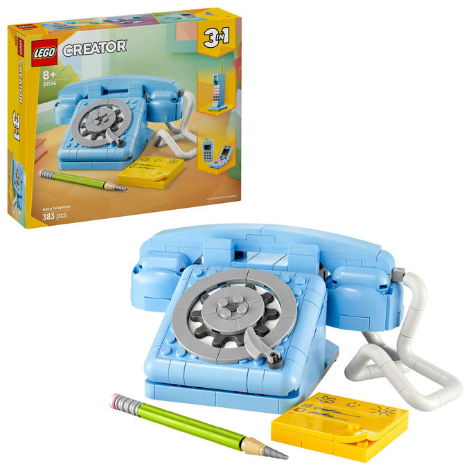 Lego Telefono Retro' Creator 3in1 383 Pezzi