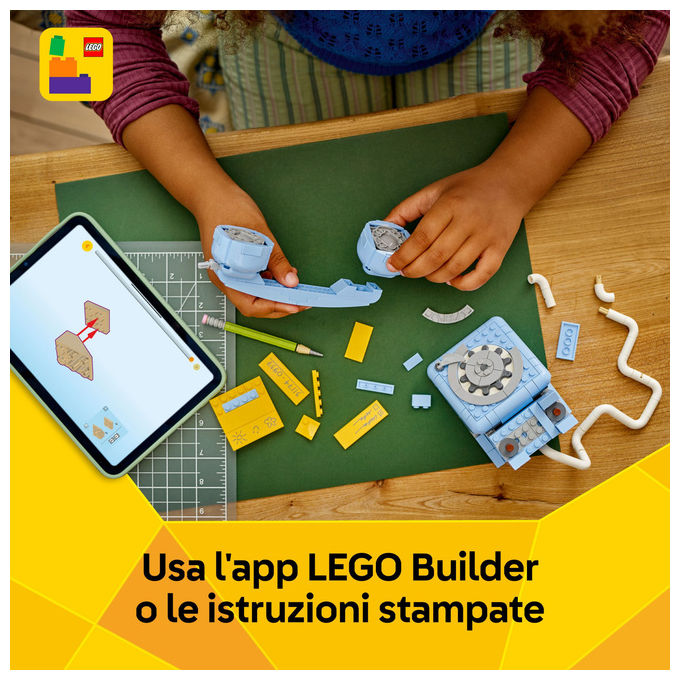 Lego Telefono Retro' Creator 3in1 383 Pezzi