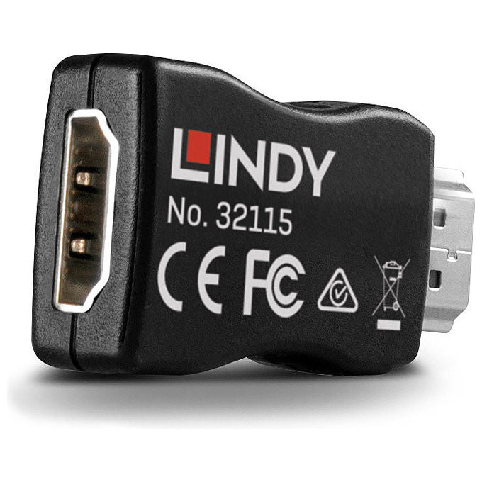 Lindy Adattatore HDMI 2.0 EDID Emulator Nero