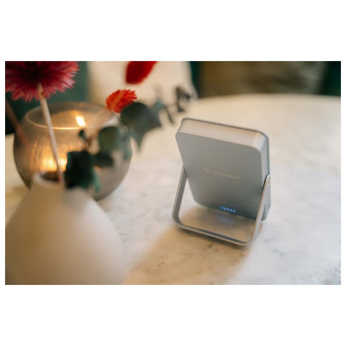 Verbatim Power Bank 10000 mAh Wireless Magnetico Blu