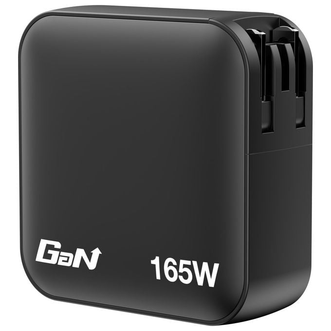 Verbatim Caricatore Mini GaN 165W Universale Nero