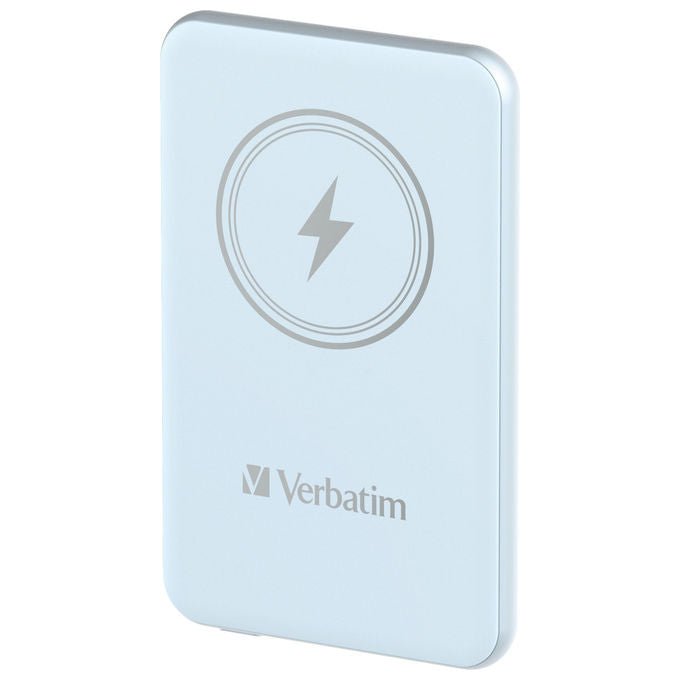 Verbatim Power Bank Magnetico Wireless 5000 mAh Blu