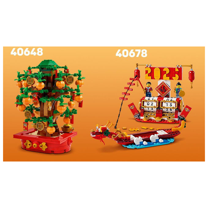 Lego L'albero Dei Soldi 40648 Set Costruzioni Lunar Capodanno