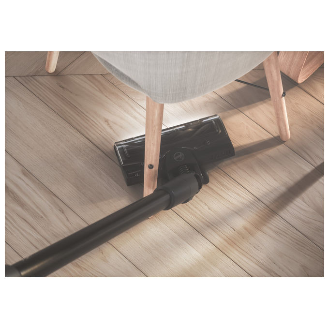 Hoover HF210H Scopa Elettrica 2 in 1 Senza Sacchetto Nero-Rosso