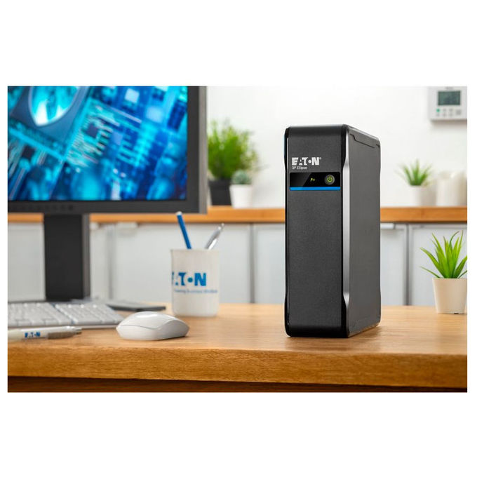 Eaton, Gruppo di Continuita' UPS, 0.7 kVA - 420W, Standby Offline, 4 Prese AC
