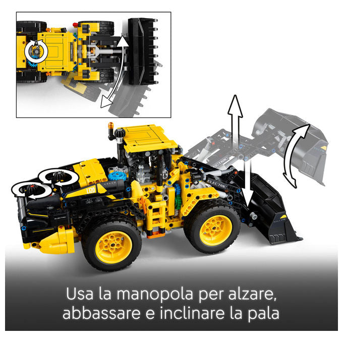 LEGO Technic Pala Gommata Volvo L120 Electric 42209