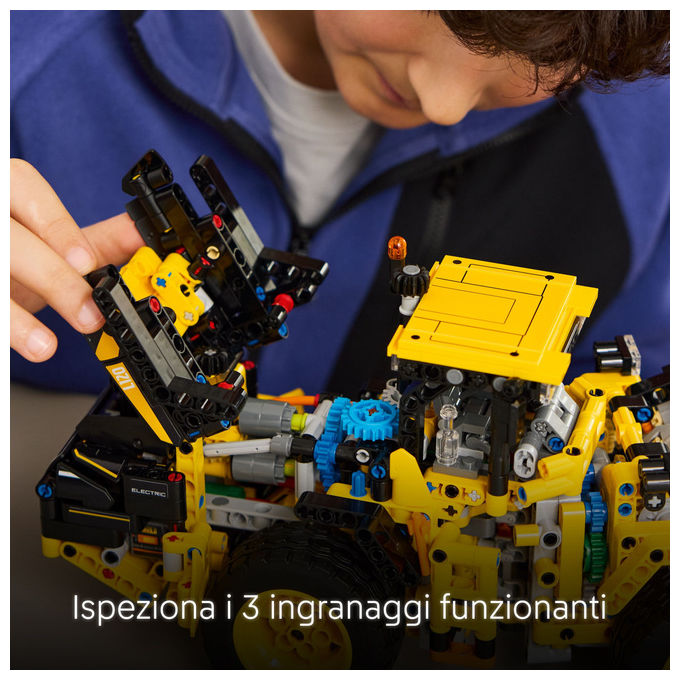 LEGO Technic Pala Gommata Volvo L120 Electric 42209