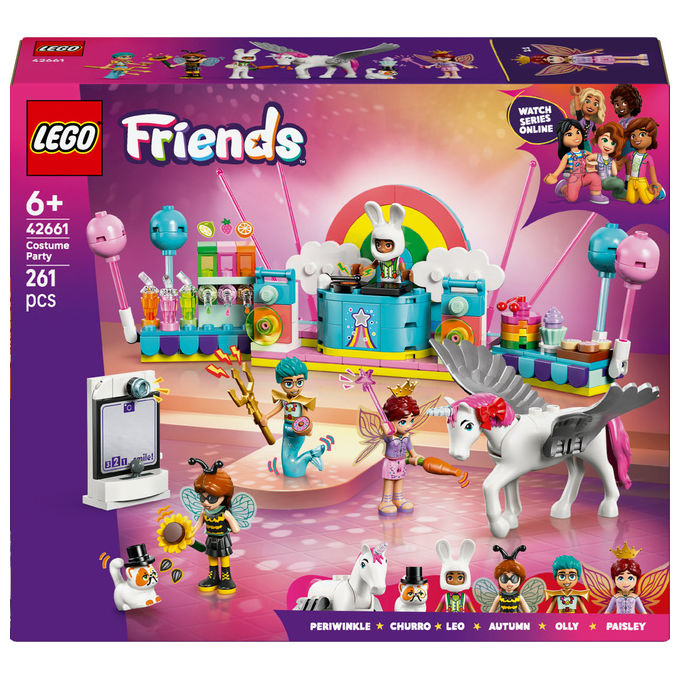Lego Friends Party in Costume con Unicorno e Fatina