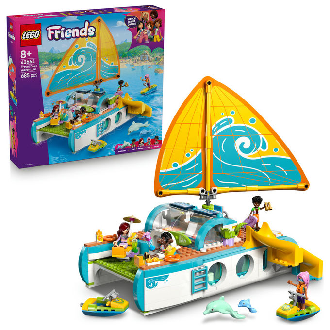 Lego Friends Avventura sul Catamarano Set costruzioni 42664