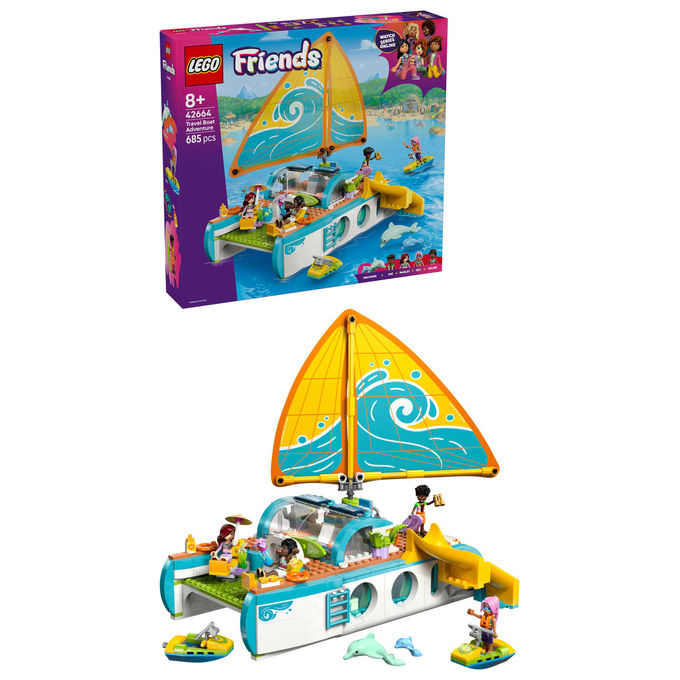 Lego Friends Avventura sul Catamarano Set costruzioni 42664