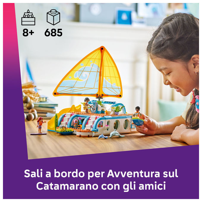 Lego Friends Avventura sul Catamarano Set costruzioni 42664